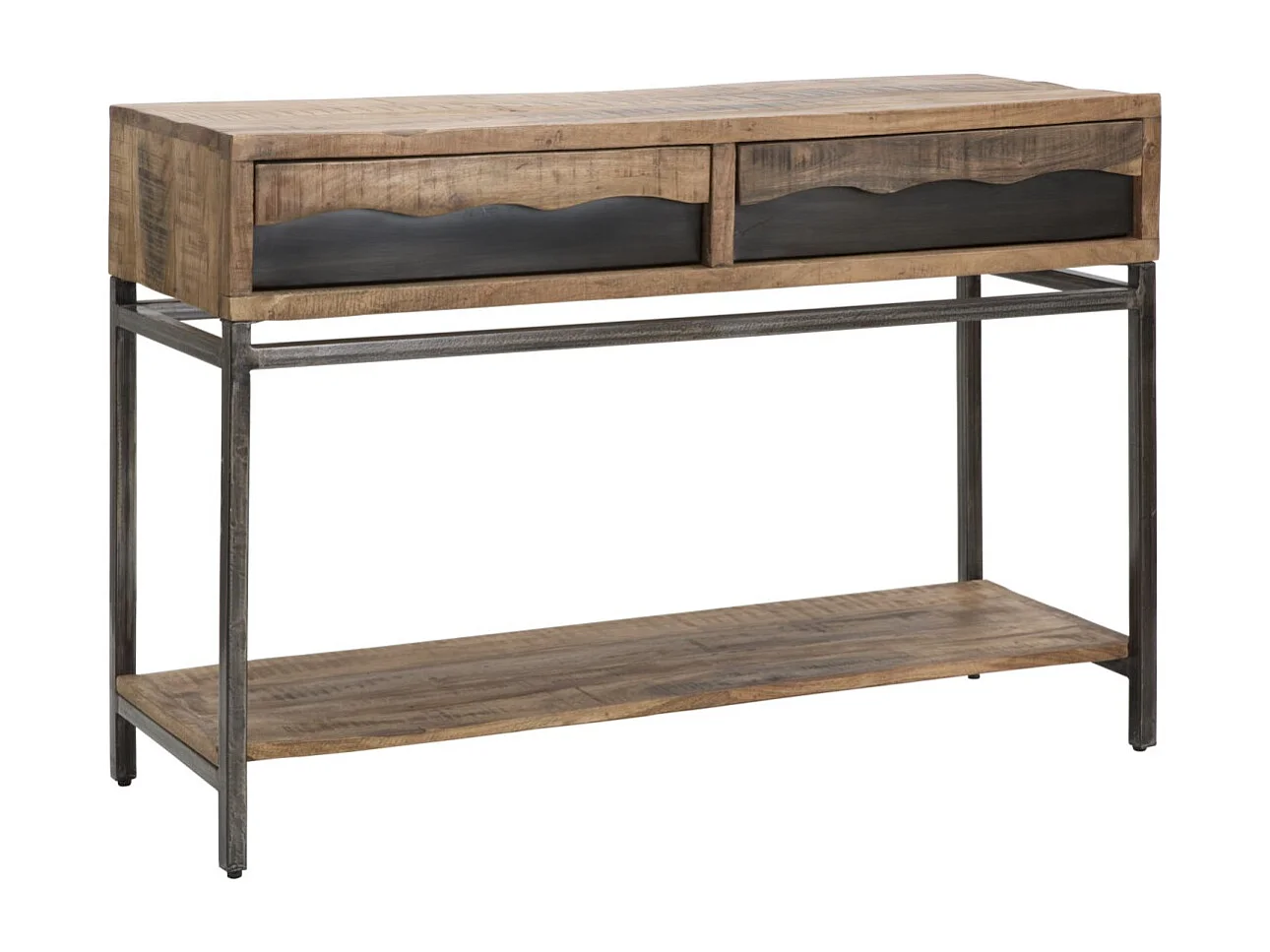 Console Design en Bois "Yellowstone" 118cm Marron