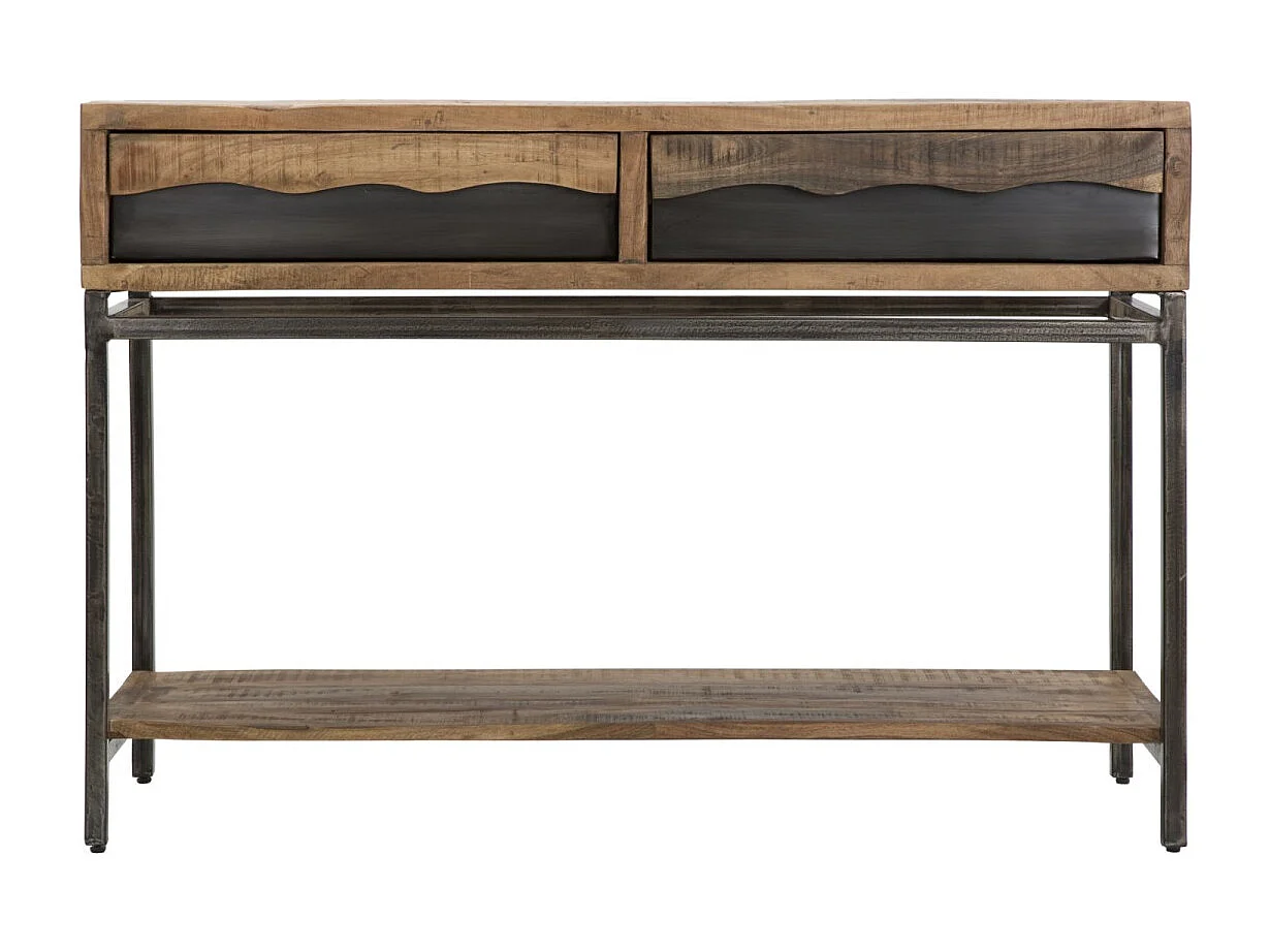 Console Design en Bois "Yellowstone" 118cm Marron