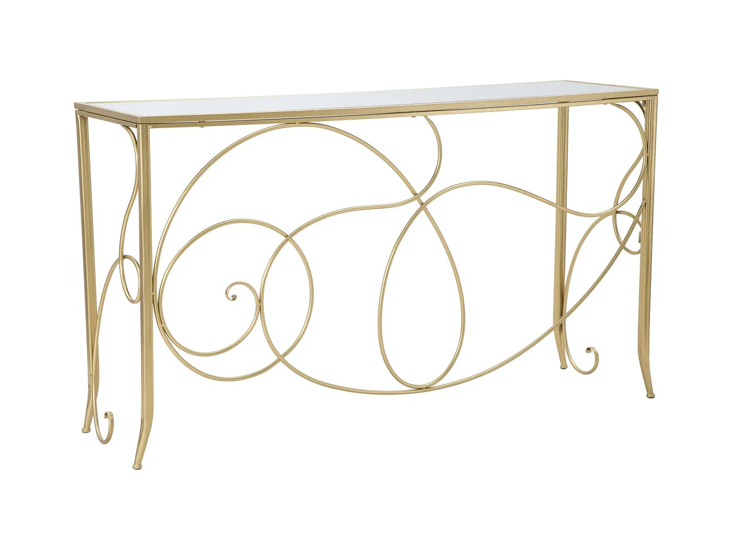 Console Design en "Art" 140cm Or