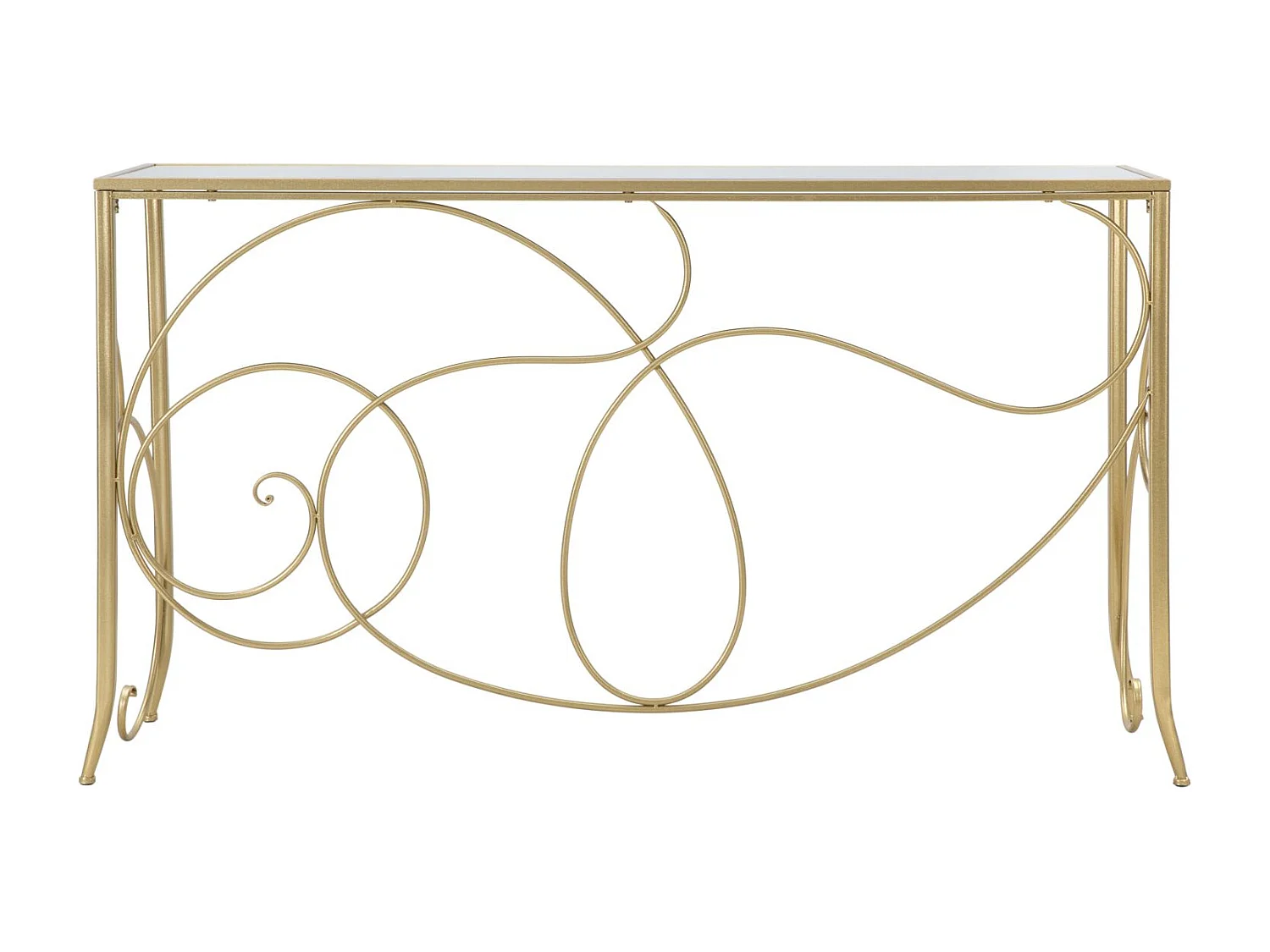 Console Design en "Art" 140cm Or