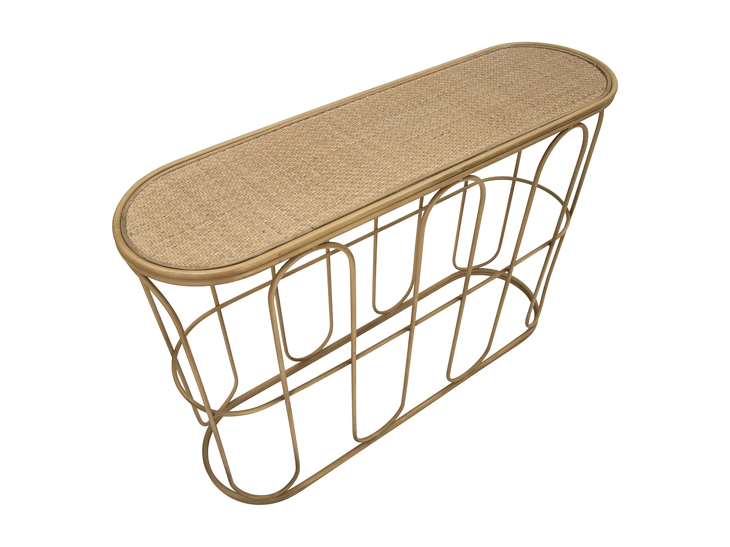 Console Design en Rotin "Samui" 110cm Naturel