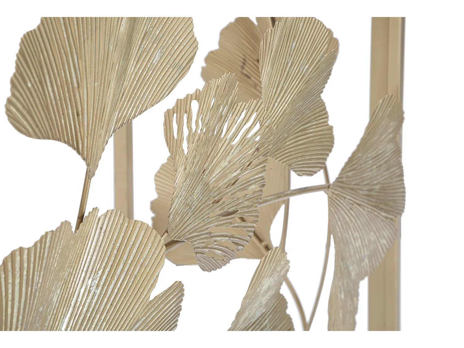 Console Design en Métal "Leaf" 108cm Or