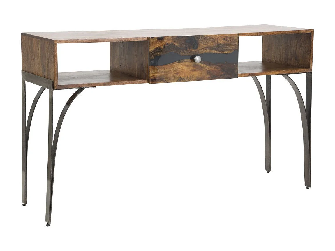 Console Design en Bois "Mustang" 130cm Naturel