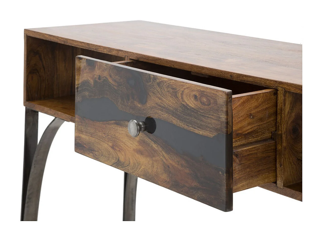 Console Design en Bois "Mustang" 130cm Naturel