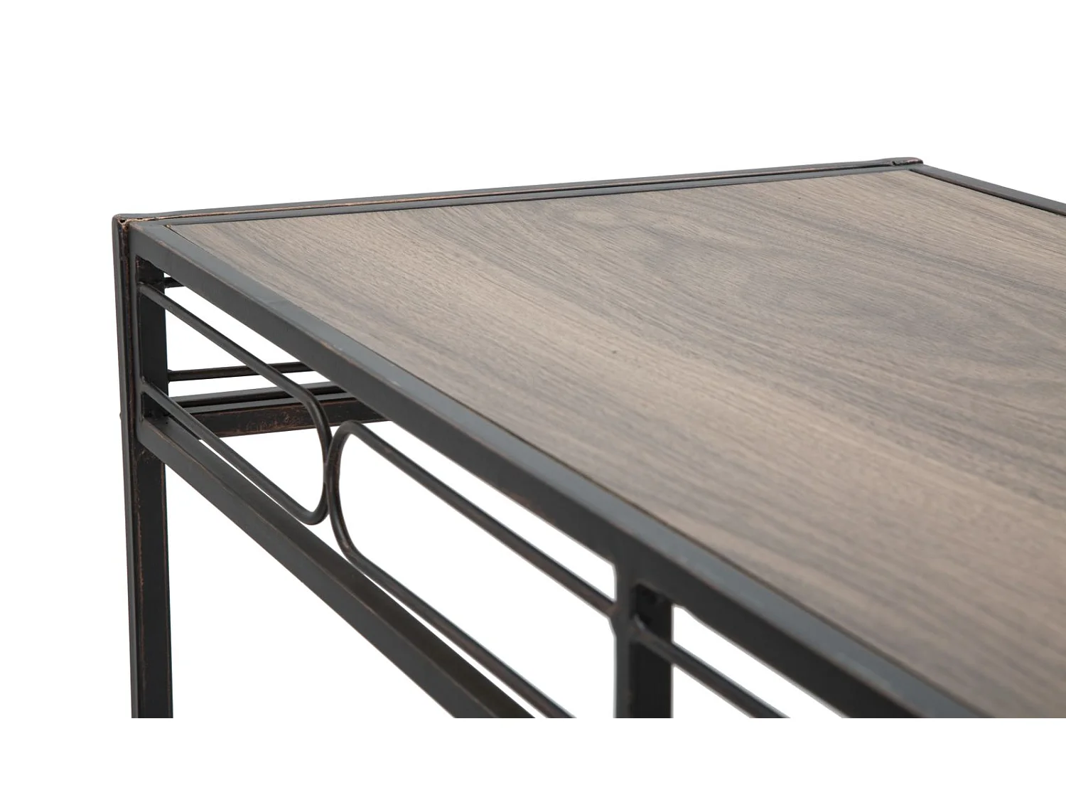 Console Design "Essential" 110cm Naturel & Noir