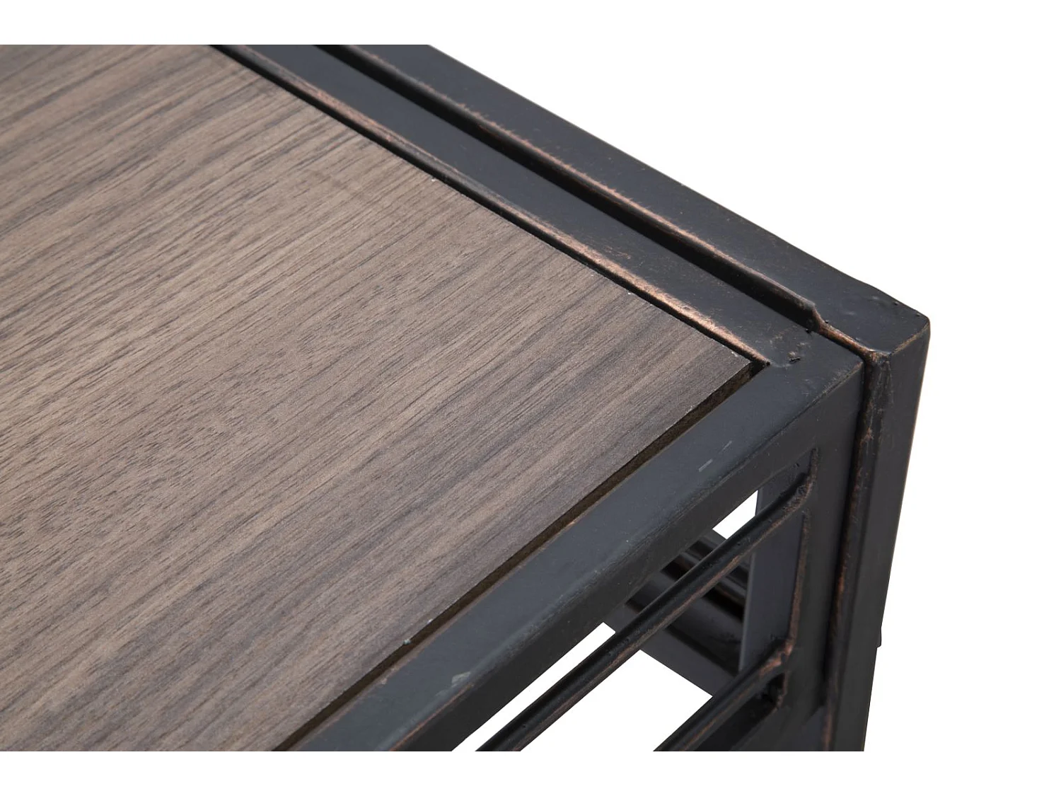 Console Design "Essential" 110cm Naturel & Noir