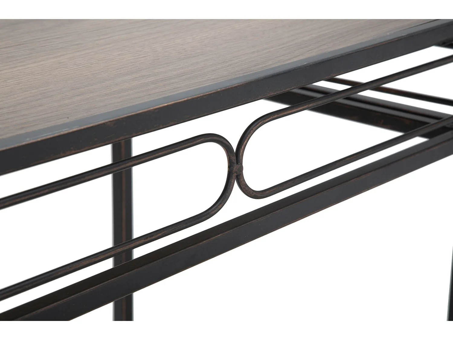 Console Design "Essential" 110cm Naturel & Noir
