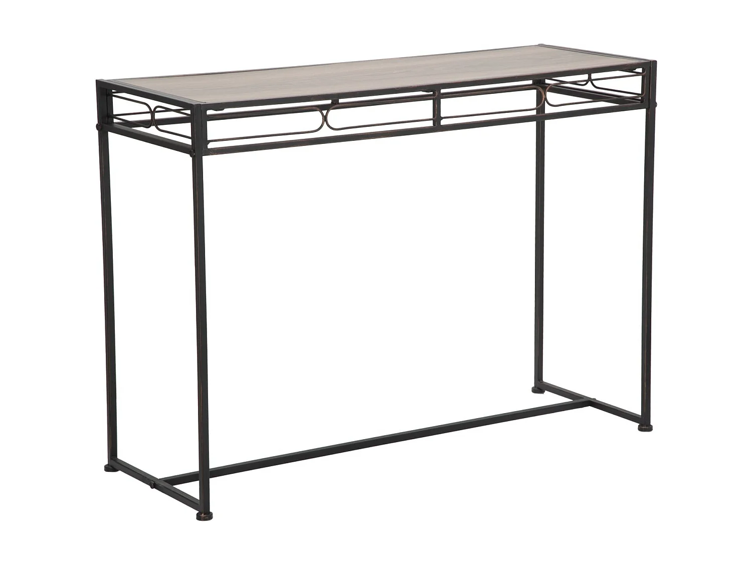 Console Design "Essential" 110cm Naturel & Noir