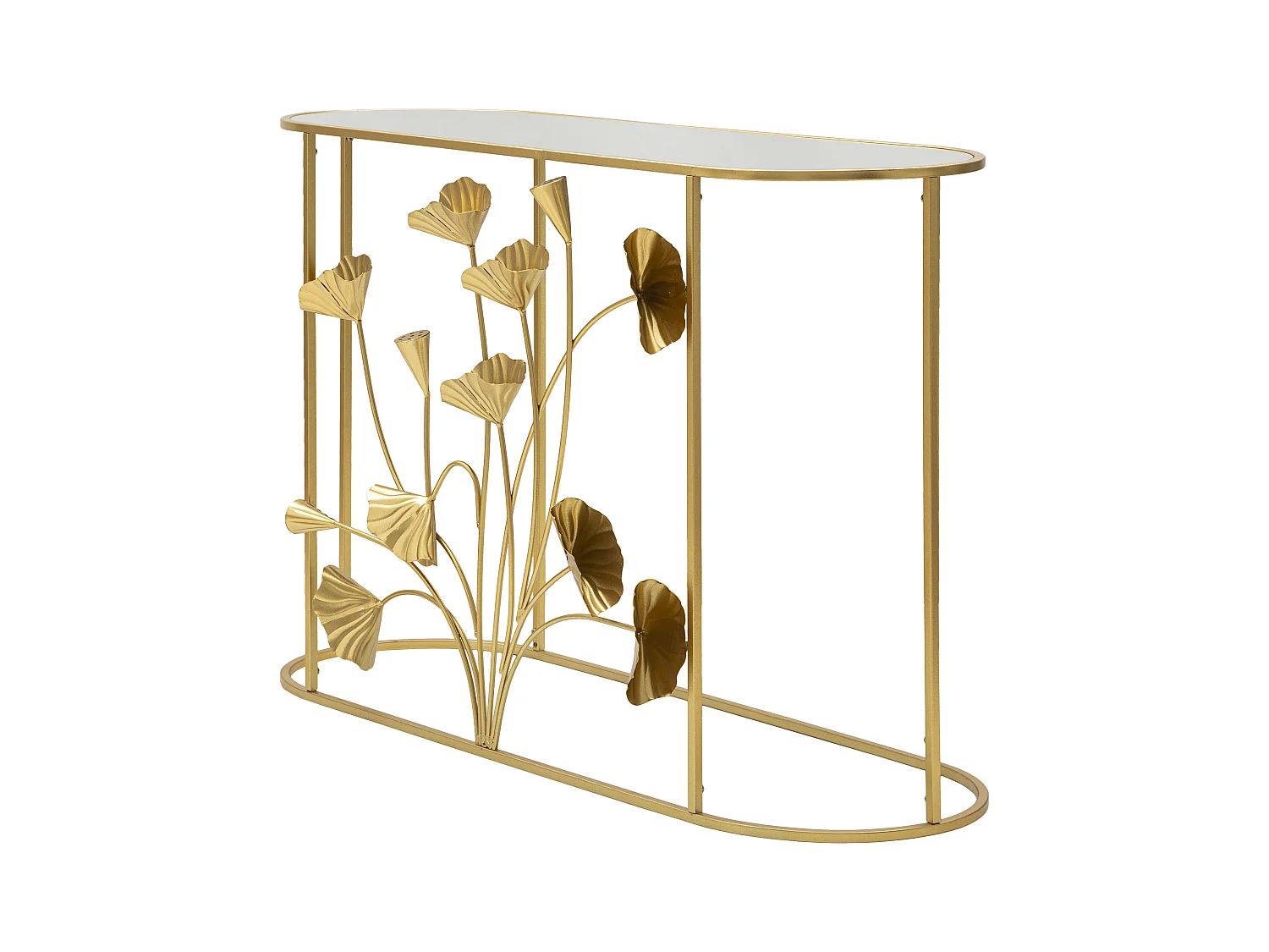 Console Design en Métal "Flow" 120cm Or