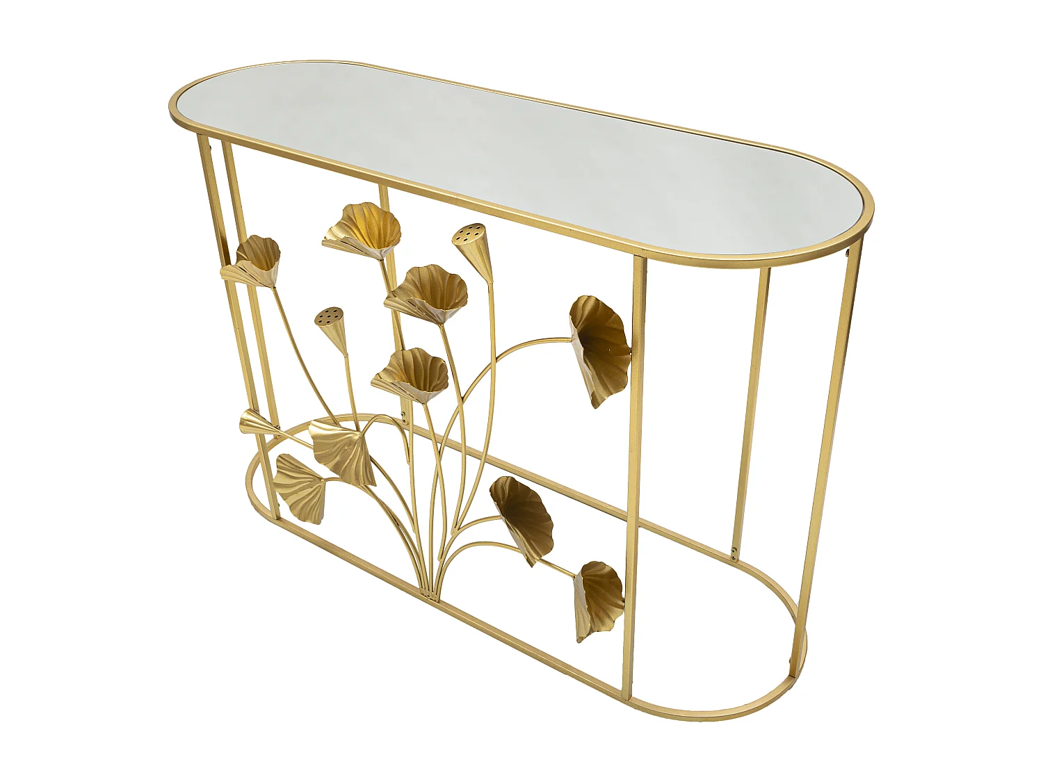 Console Design en Métal "Flow" 120cm Or