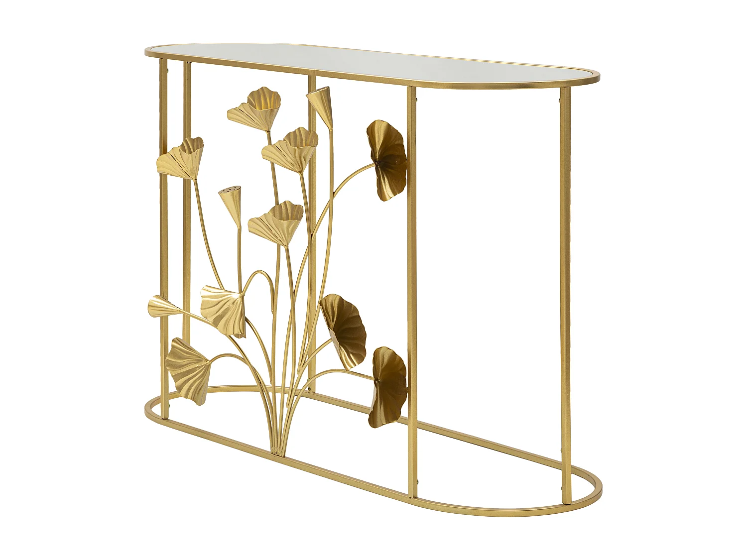 Console Design en Métal "Flow" 120cm Or
