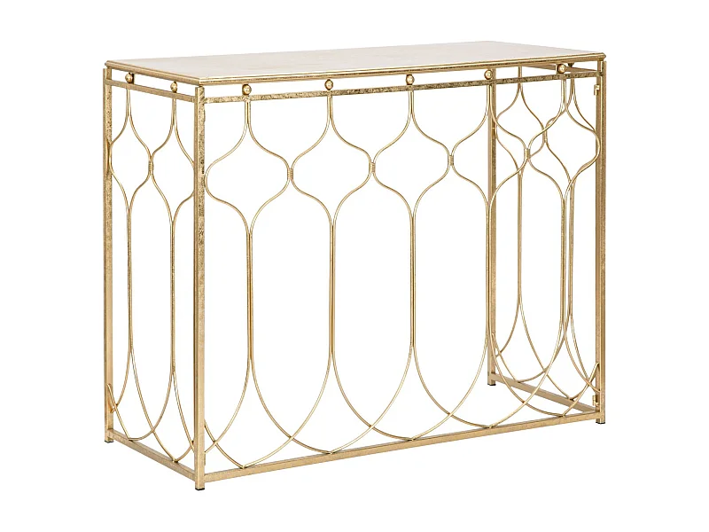 Console Design en Métal "Orient" 96cm Or