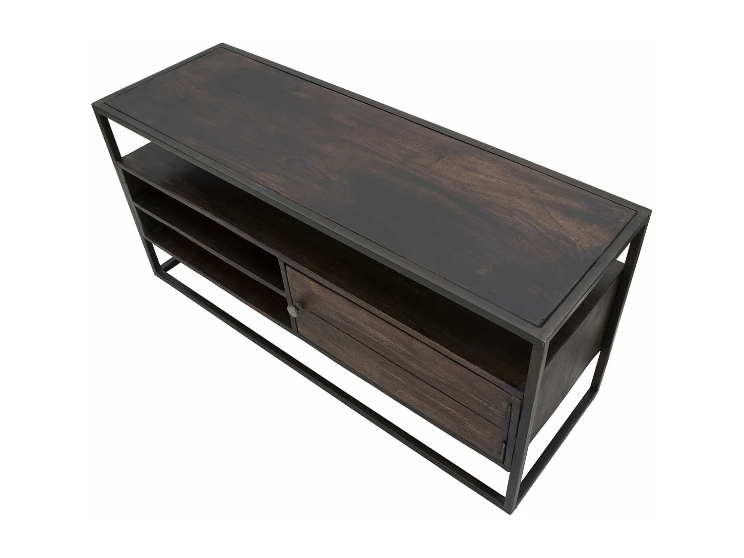 Meuble TV en Bois "Burn" 120cm Marron