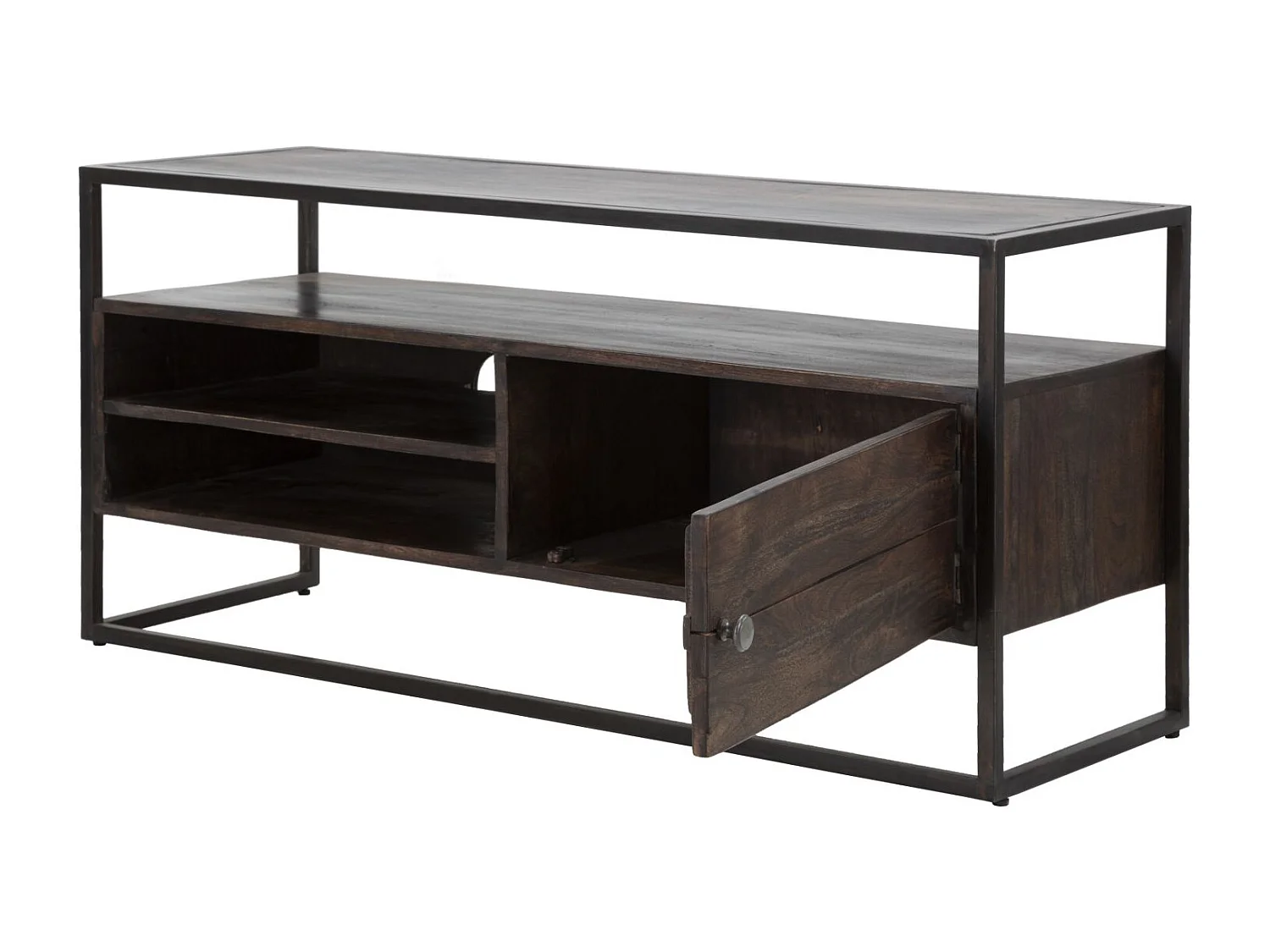 Meuble TV en Bois "Burn" 120cm Marron