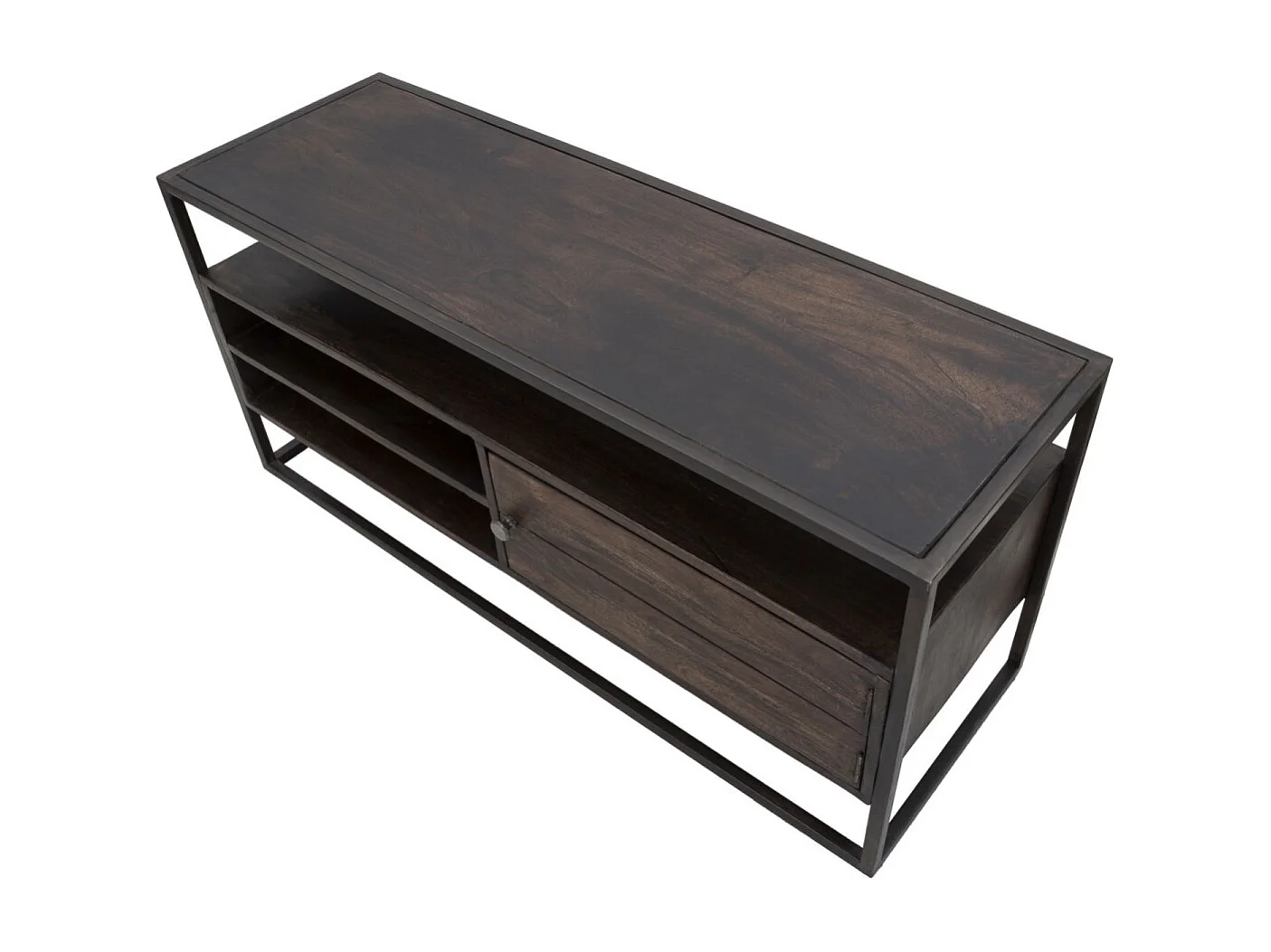 Meuble TV en Bois "Burn" 120cm Marron