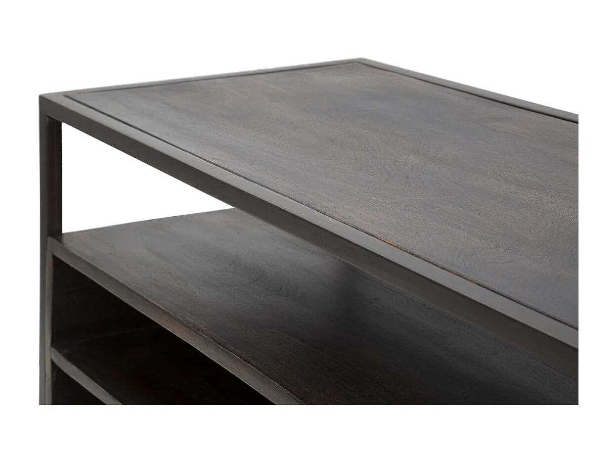 Meuble TV en Bois "Burn" 120cm Marron