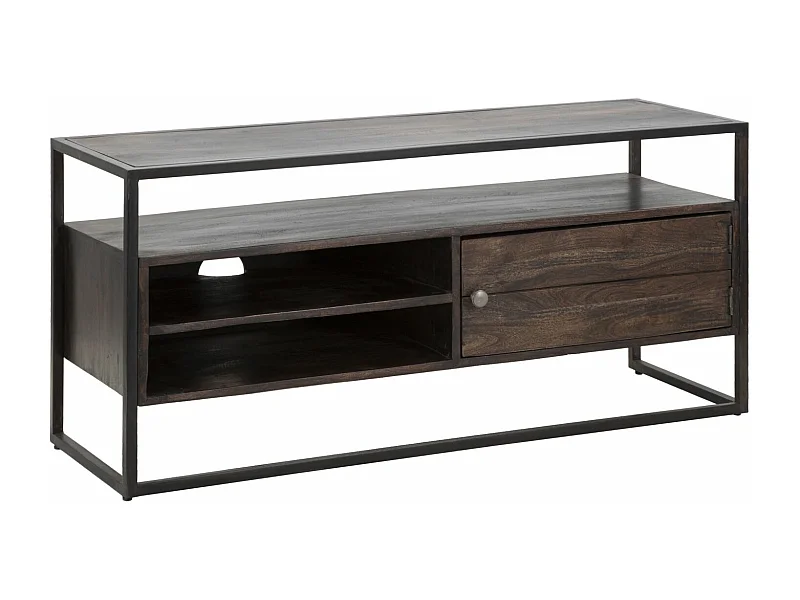 Meuble TV en Bois "Burn" 120cm Marron