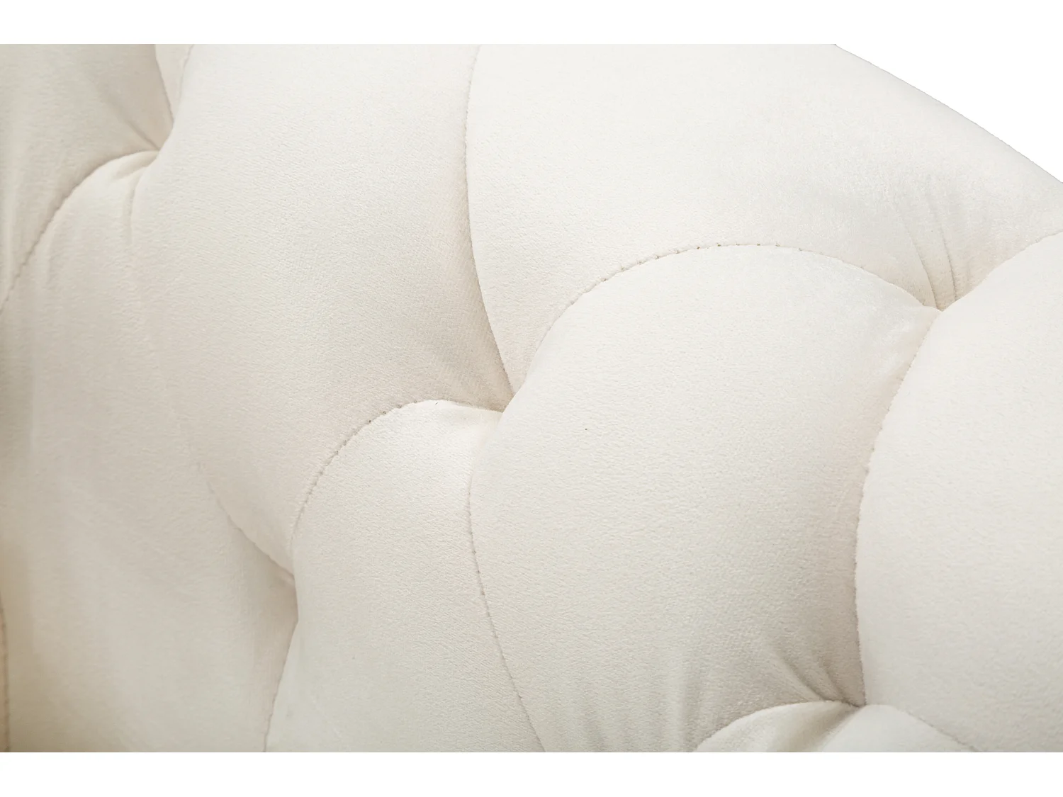 Fauteuil en polyester beige et pieds en bois et métal cm 93x86x71