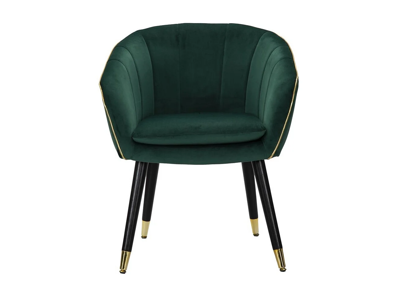 Fauteuil Design en Tissu "Paris" 78cm Vert