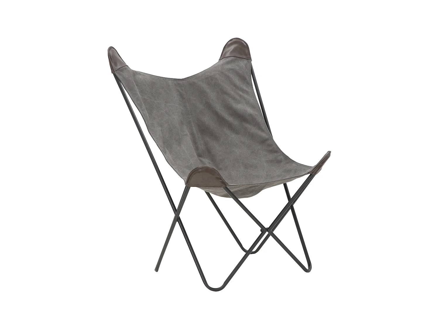 Chaise moderne en tissu marron cm 74x71x103