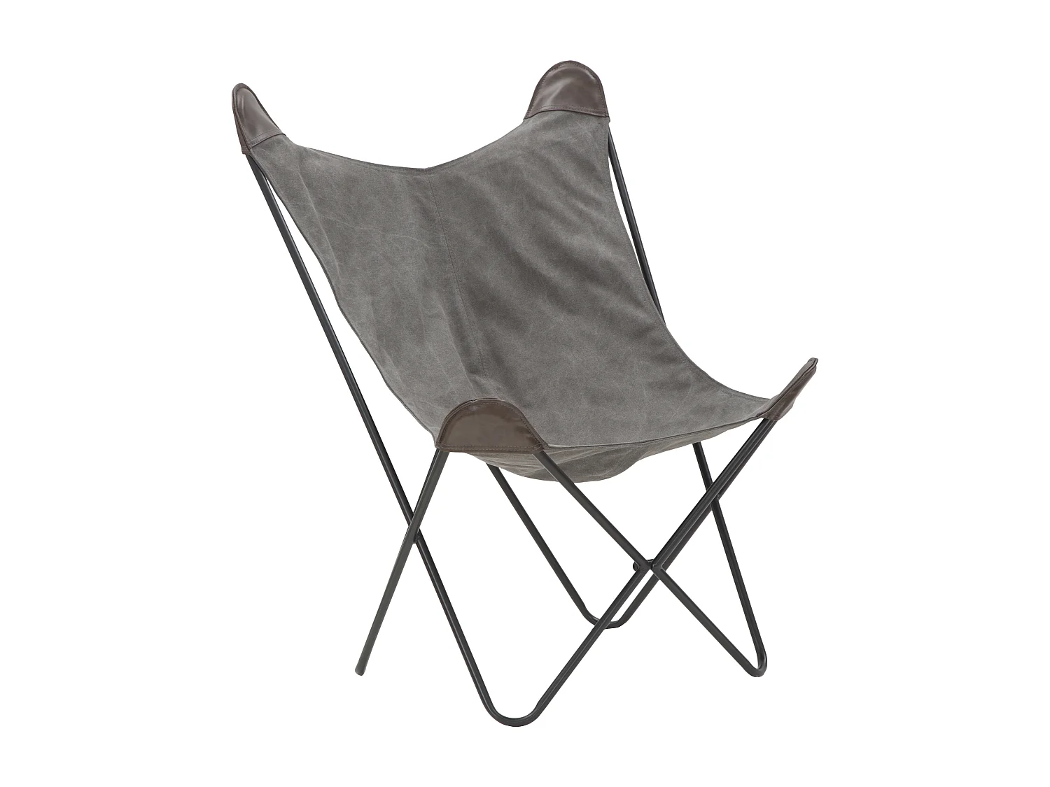 Chaise moderne en tissu marron cm 74x71x103