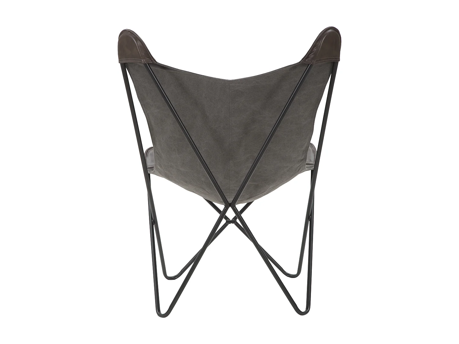 Chaise moderne en tissu marron cm 74x71x103