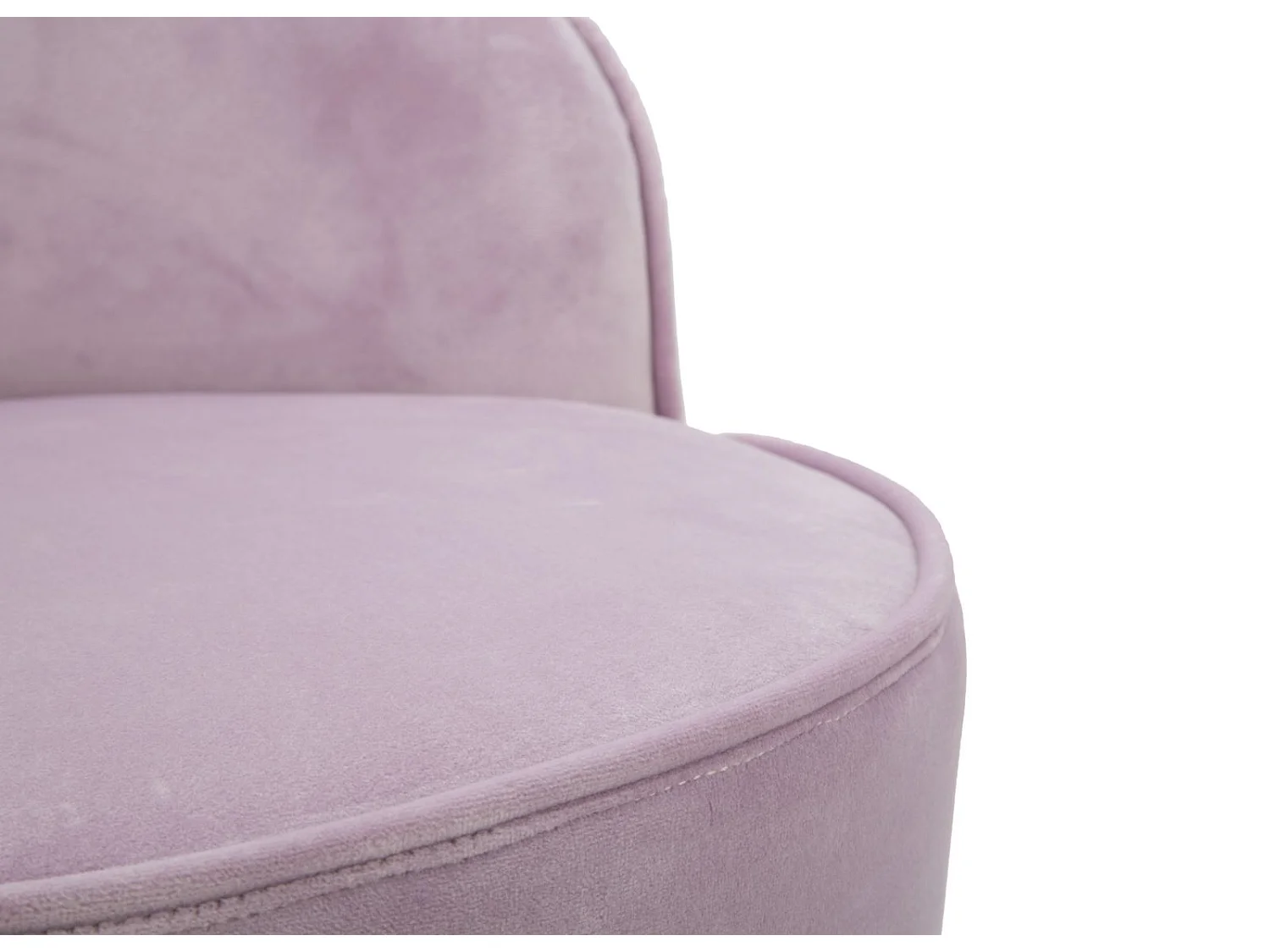 Chaise mini avec dossier en tissu rose Ø cm 45x62