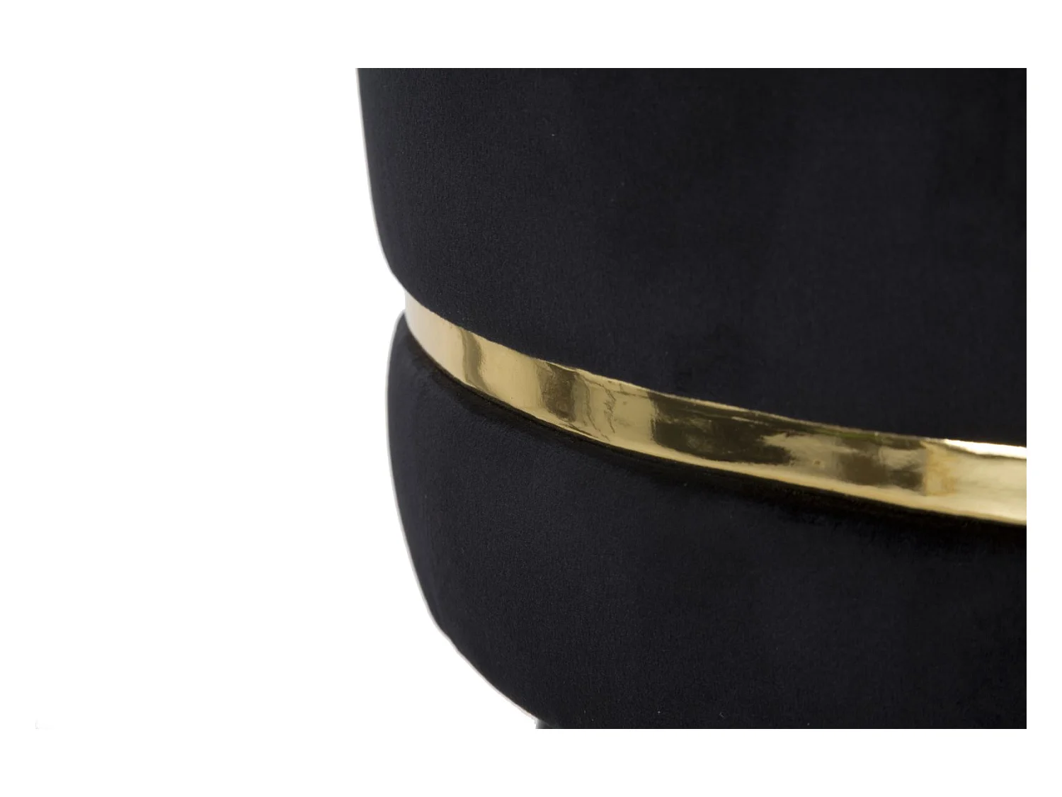 Tabouret de Bar Design "Paris" 74cm Noir & Or