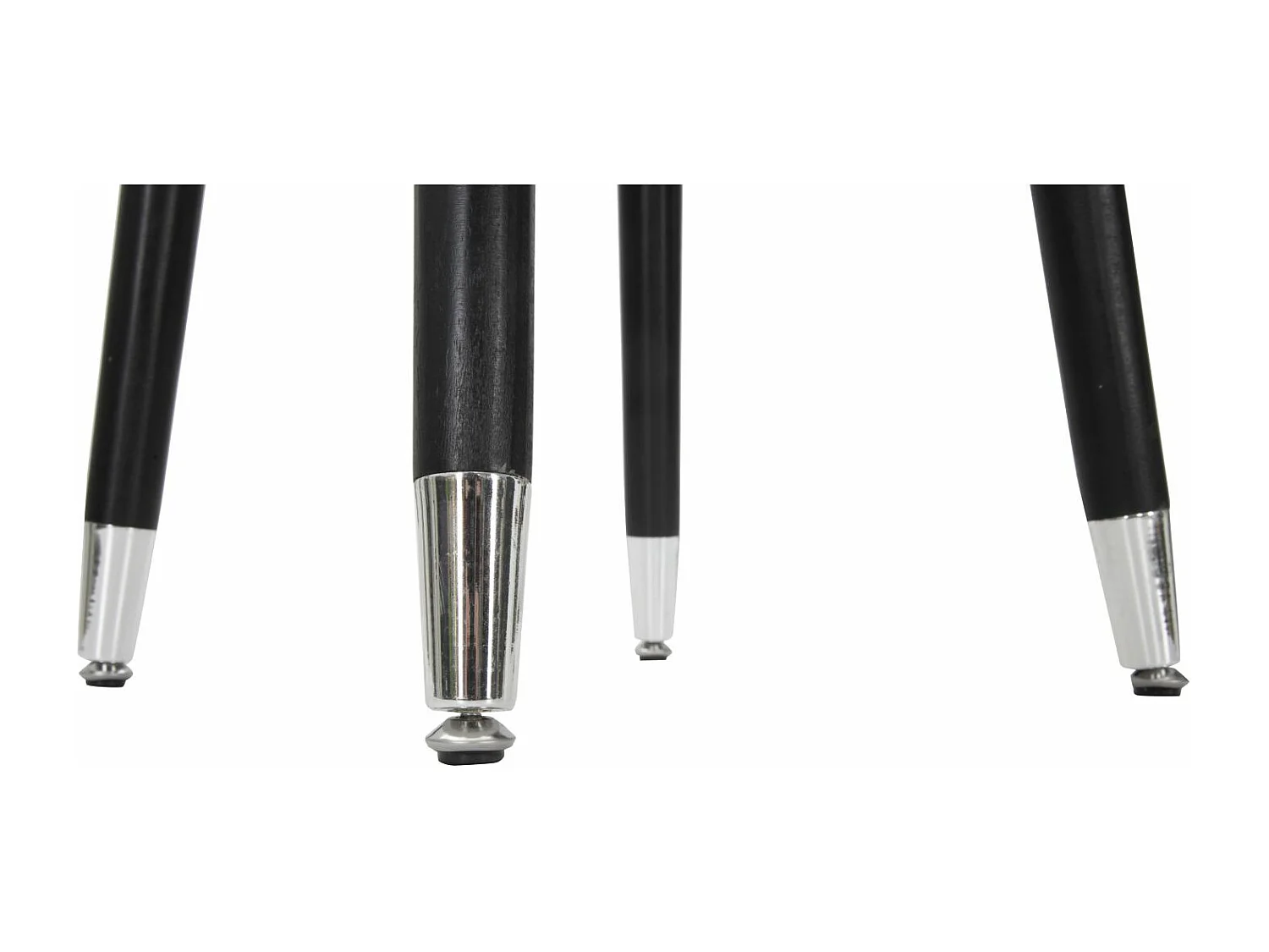 Tabouret de Bar Design "Paris" 74cm Gris & Argent