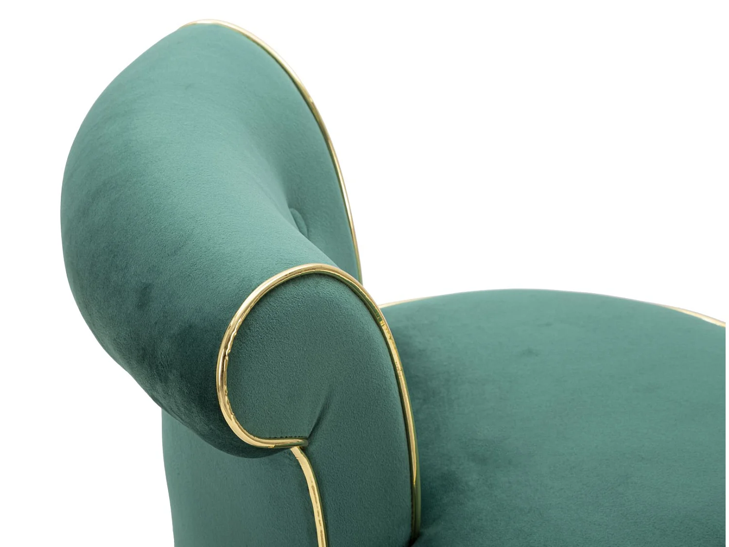 Tabouret de Bar en Velours "Luxy" 96cm Vert