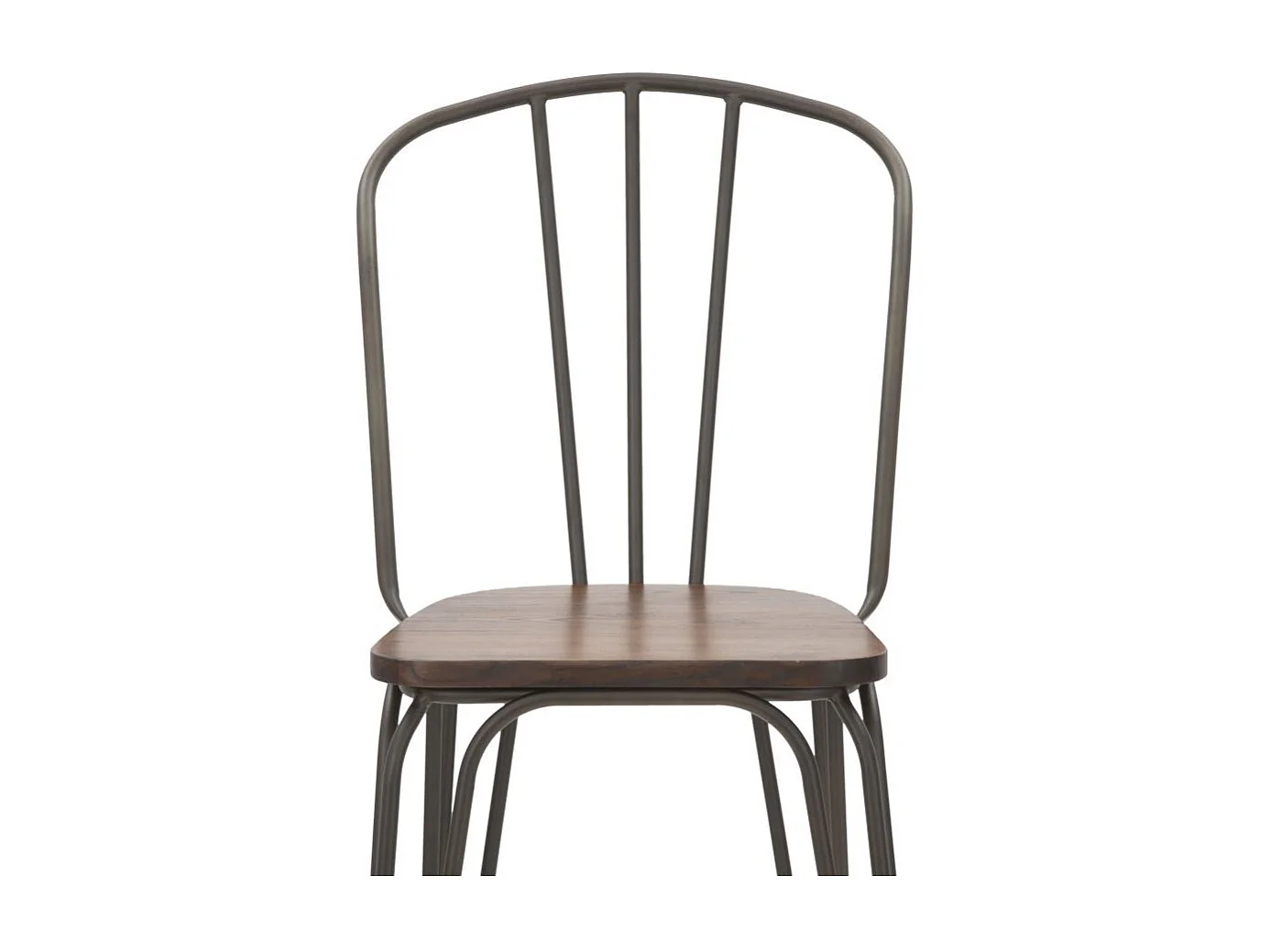 Lot de 2 Chaises de Bar Industriel "Harlem" 102cm Gris Foncé