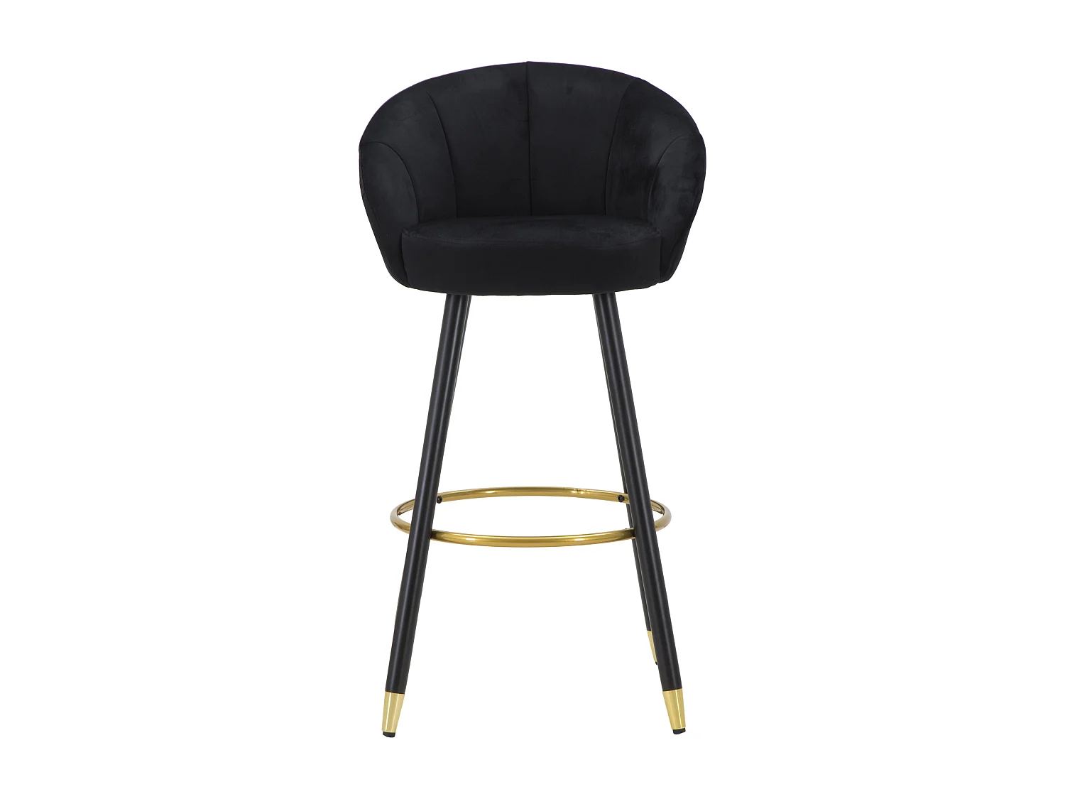 Tabouret de Bar Design "Prague" 104cm Noir