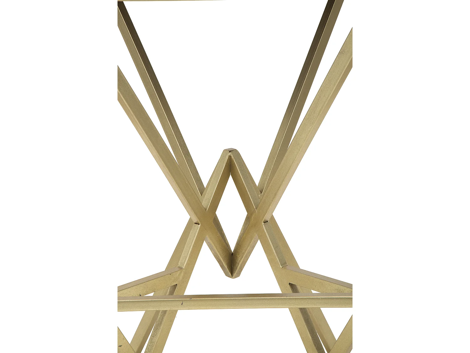Tabouret de Bar Design "Pyramid" 75cm Noir & Or