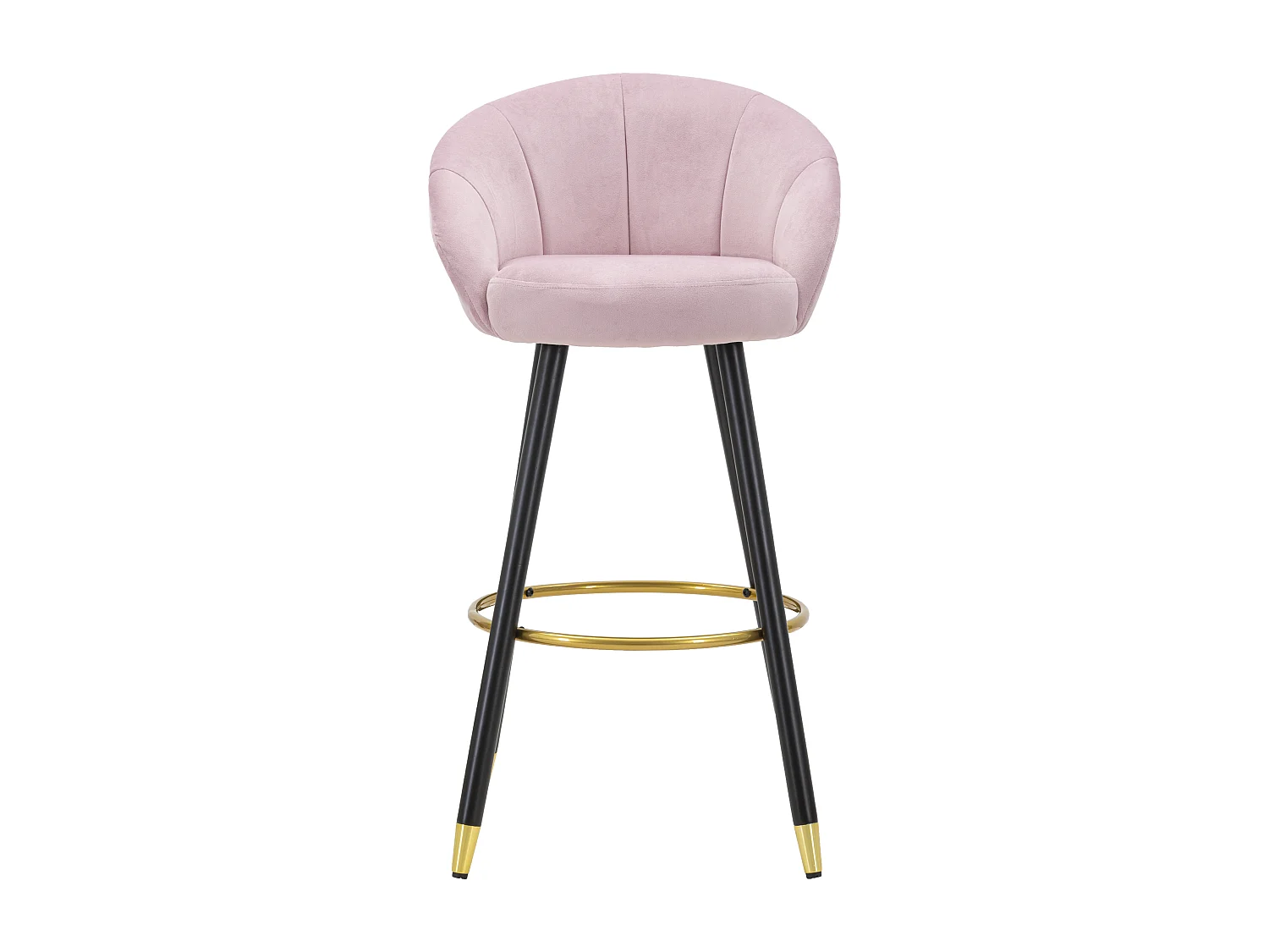 Tabouret de Bar Design "Prague" 104cm Rose