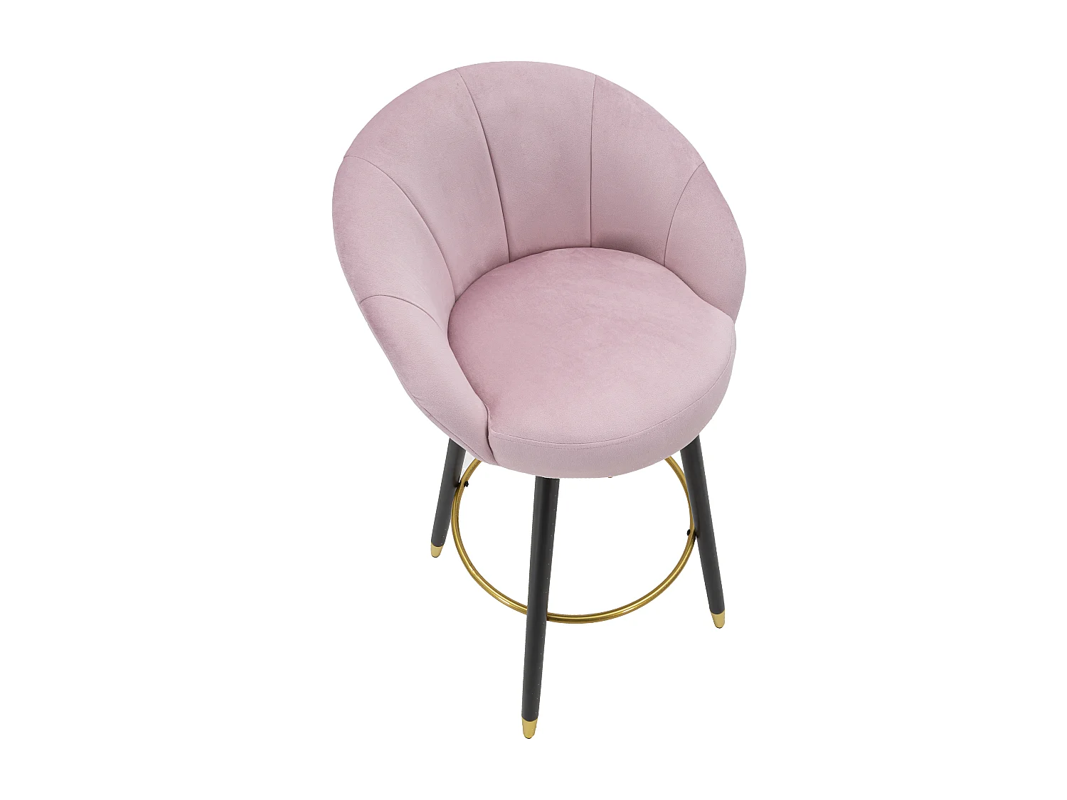 Tabouret de Bar Design "Prague" 104cm Rose