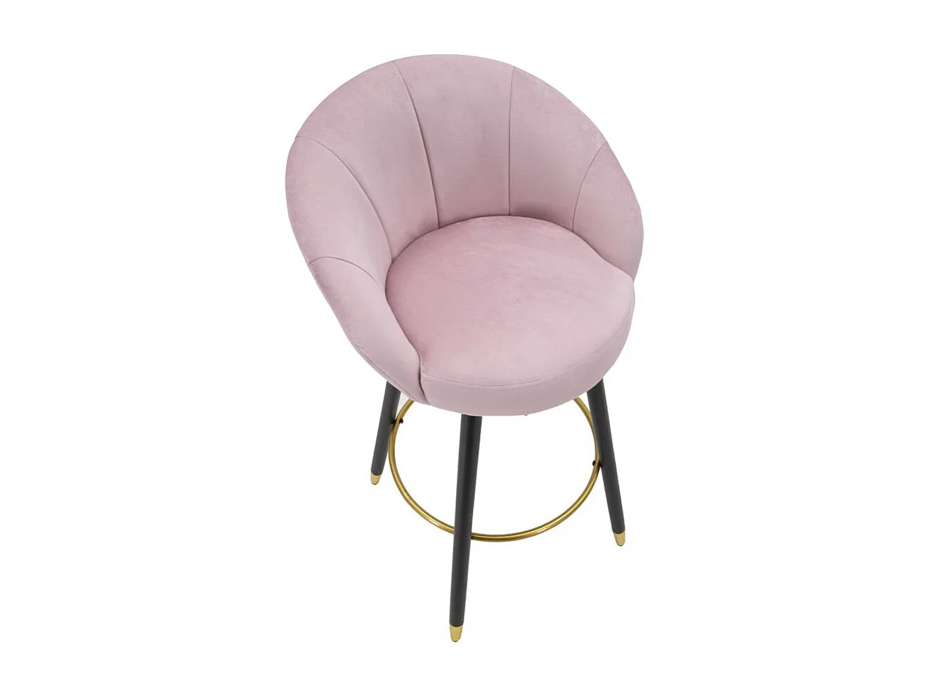 Tabouret de Bar Design "Prague" 104cm Rose