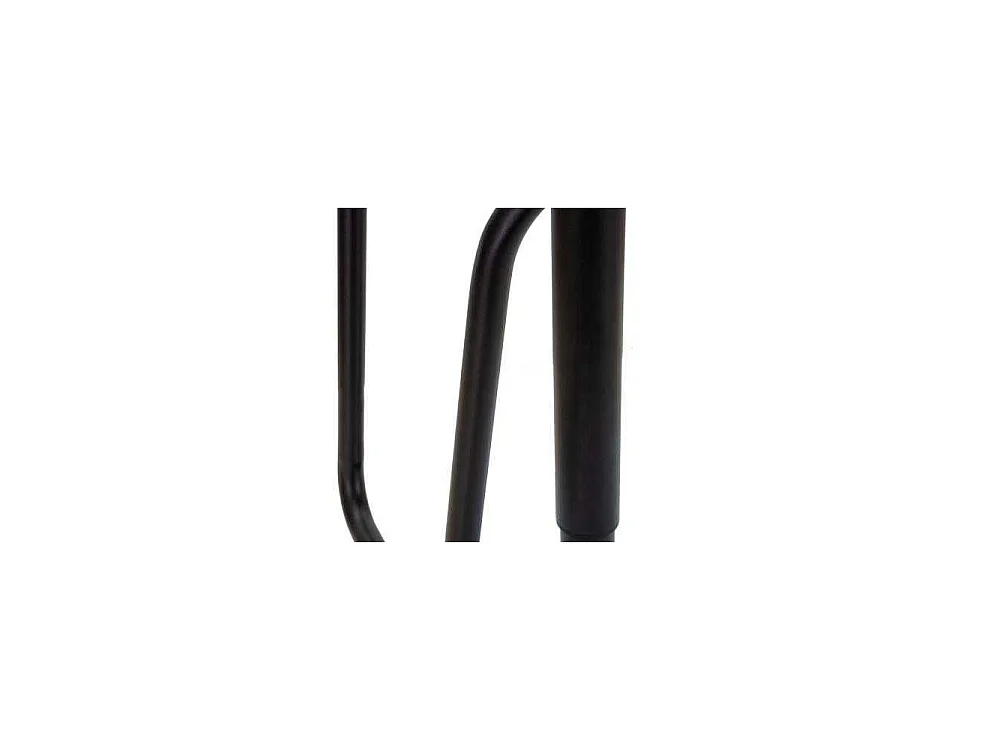 Tabouret de Bar Réglable en Tissu "Destiny" 61-83cm Noir & Blanc