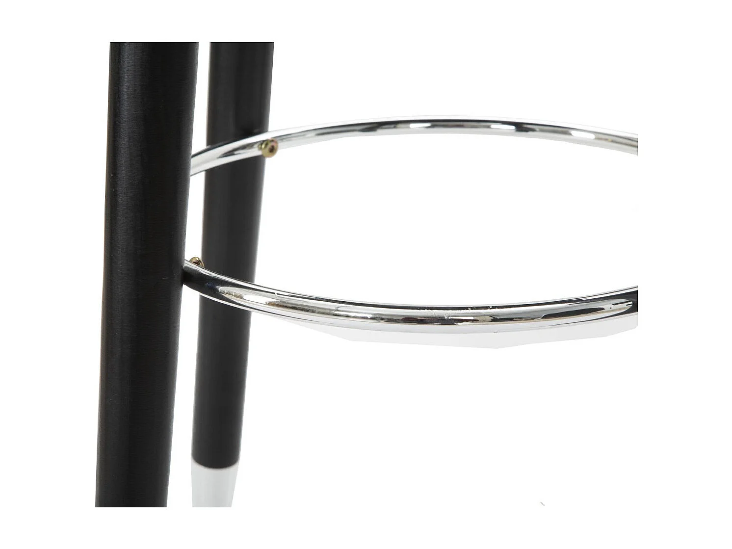 Tabouret de Bar Design "Paris" 74cm Bleu Foncé & Argent