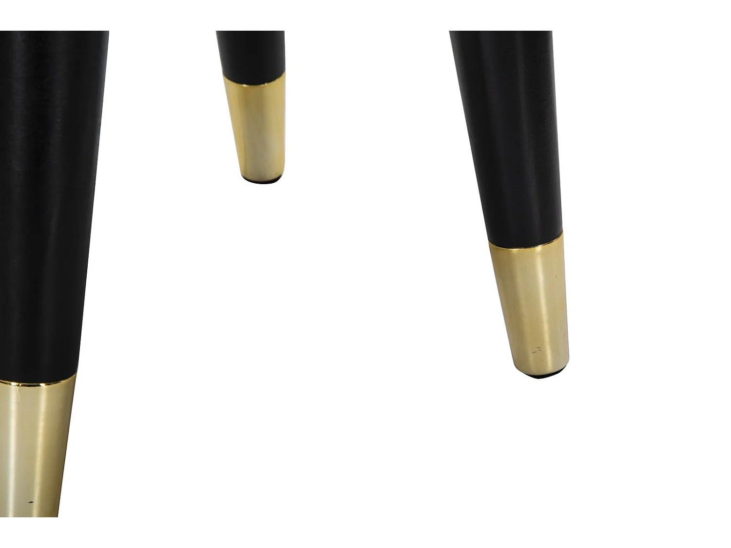 Tabouret Design "Paris" 40cm Crème & Or