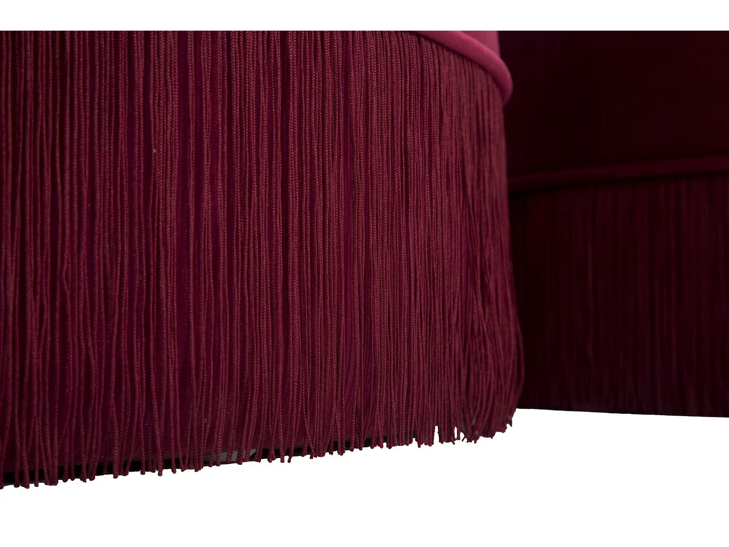 Lot de 2 Poufs Coffre de Rangement "Tia" 71cm Bordeaux