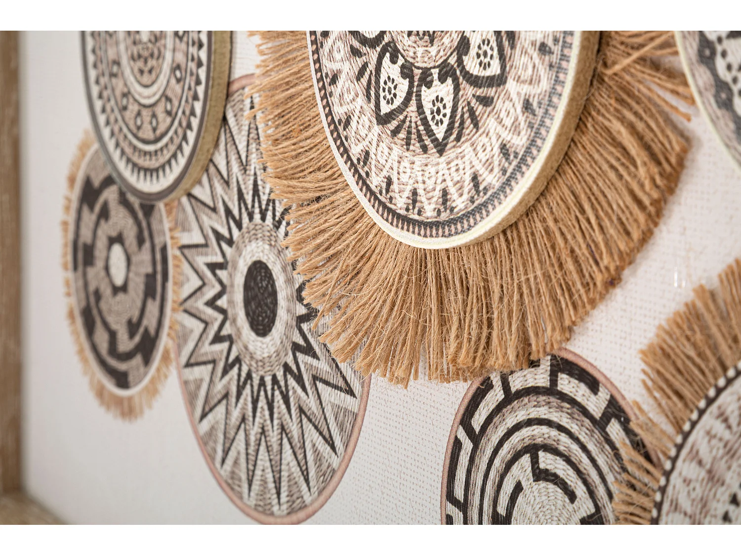 Tableau Imprimé Déco "Marcy" 35x70cm Marron