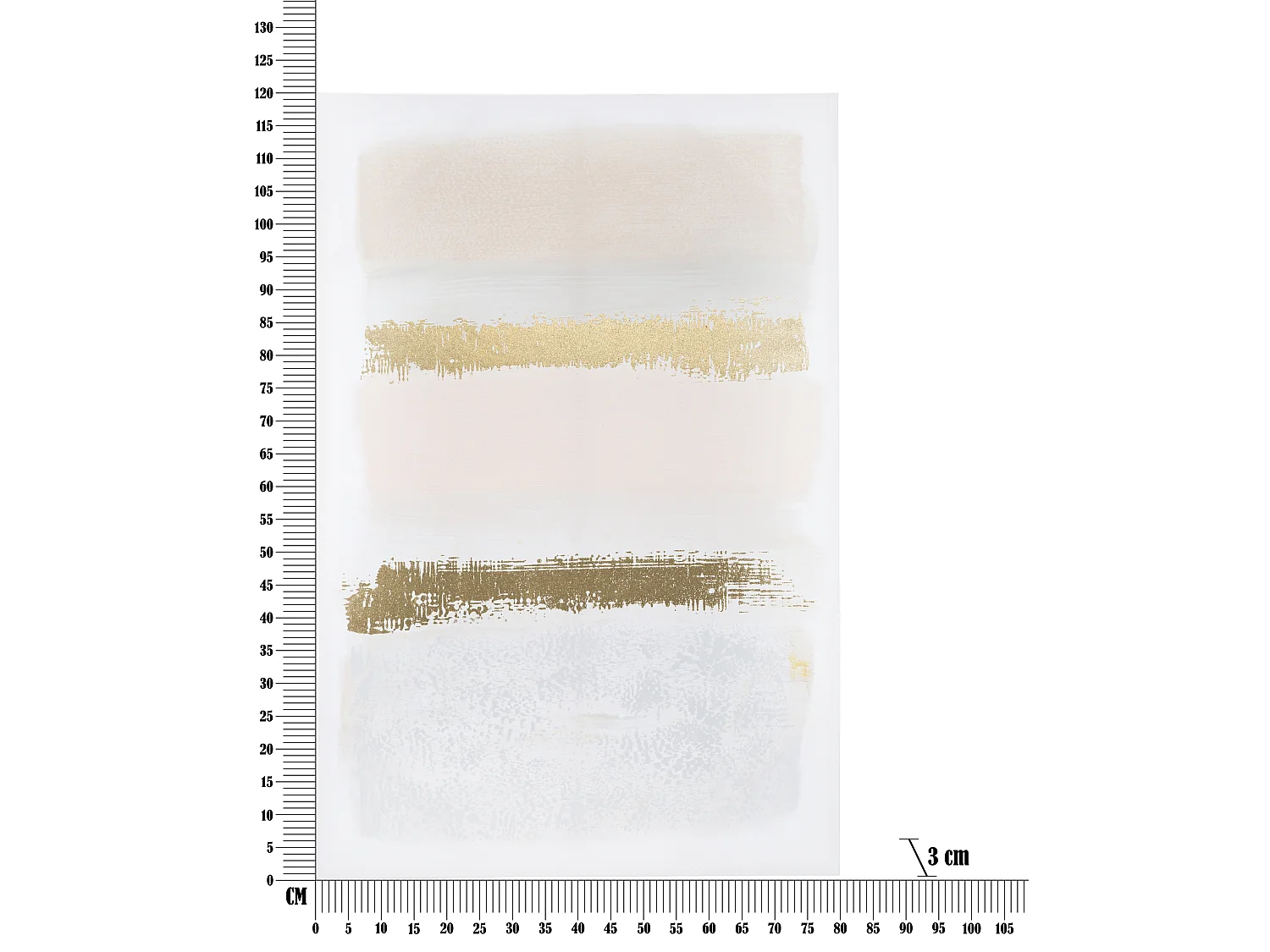 Abstract veelkleurig canvas print 80x3x120 cm