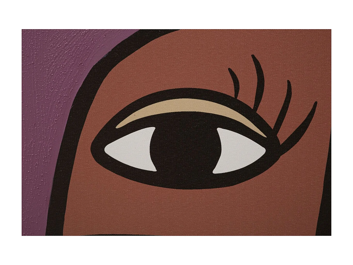 Toile Imprimée Déco "Double Face" 60x90cm Multicolore