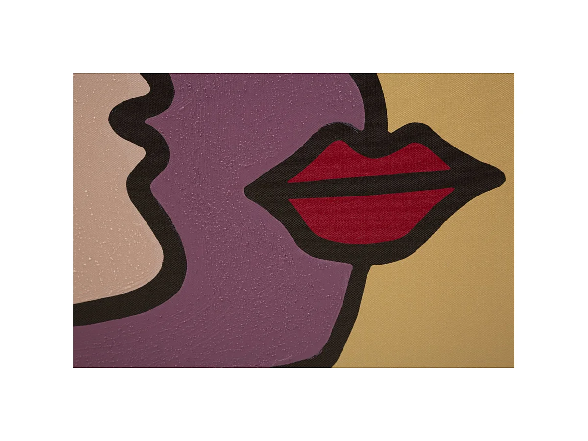 Toile Imprimée Déco "Double Face" 60x90cm Multicolore