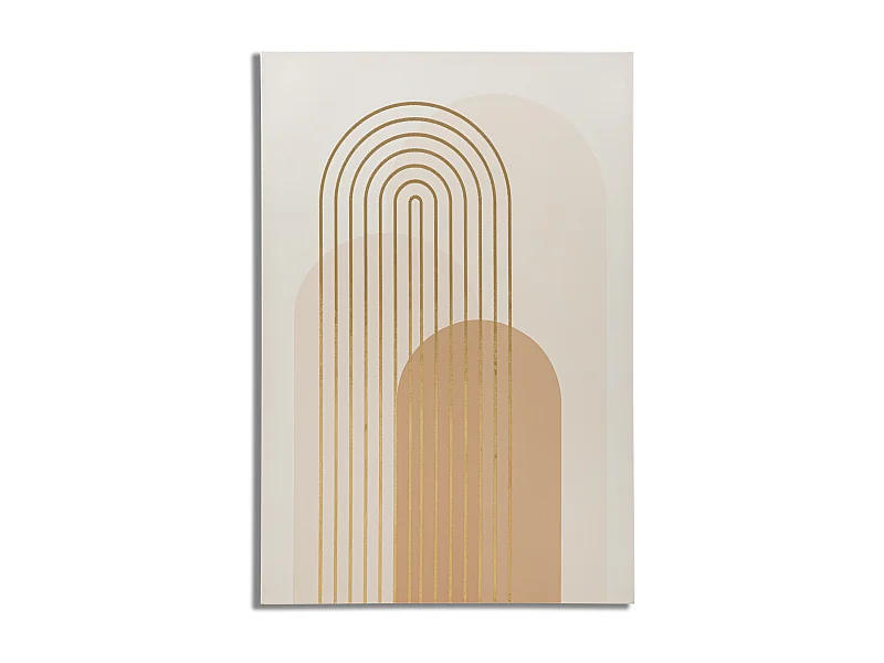 Abstract veelkleurig canvas print, 80x3x120 cm