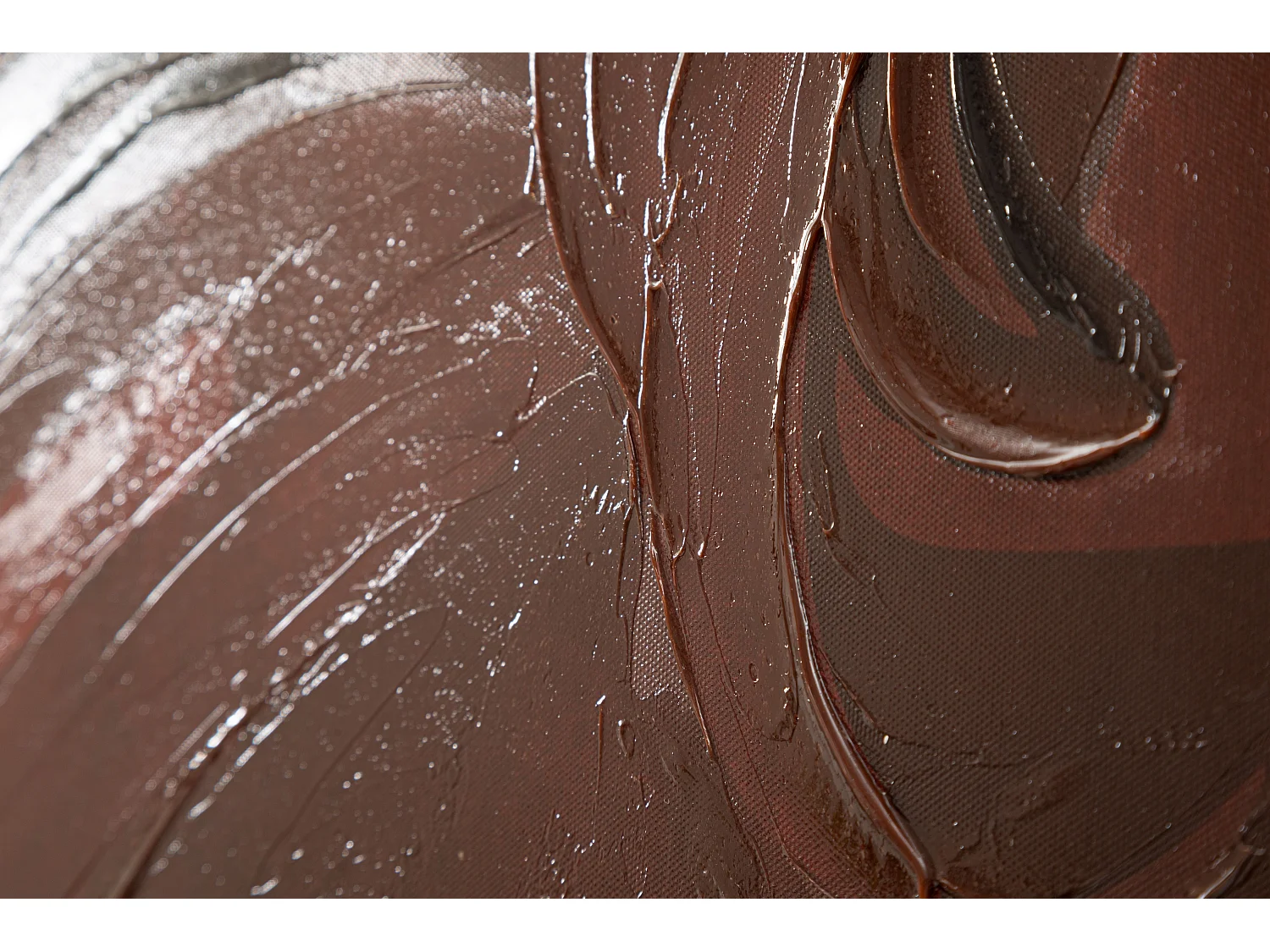 Stampa dipinta su tela donna multicolore cm 80x2,8x120