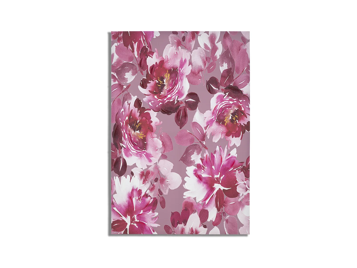 Impression sur toile fleurs violettes 80x3x120 cm