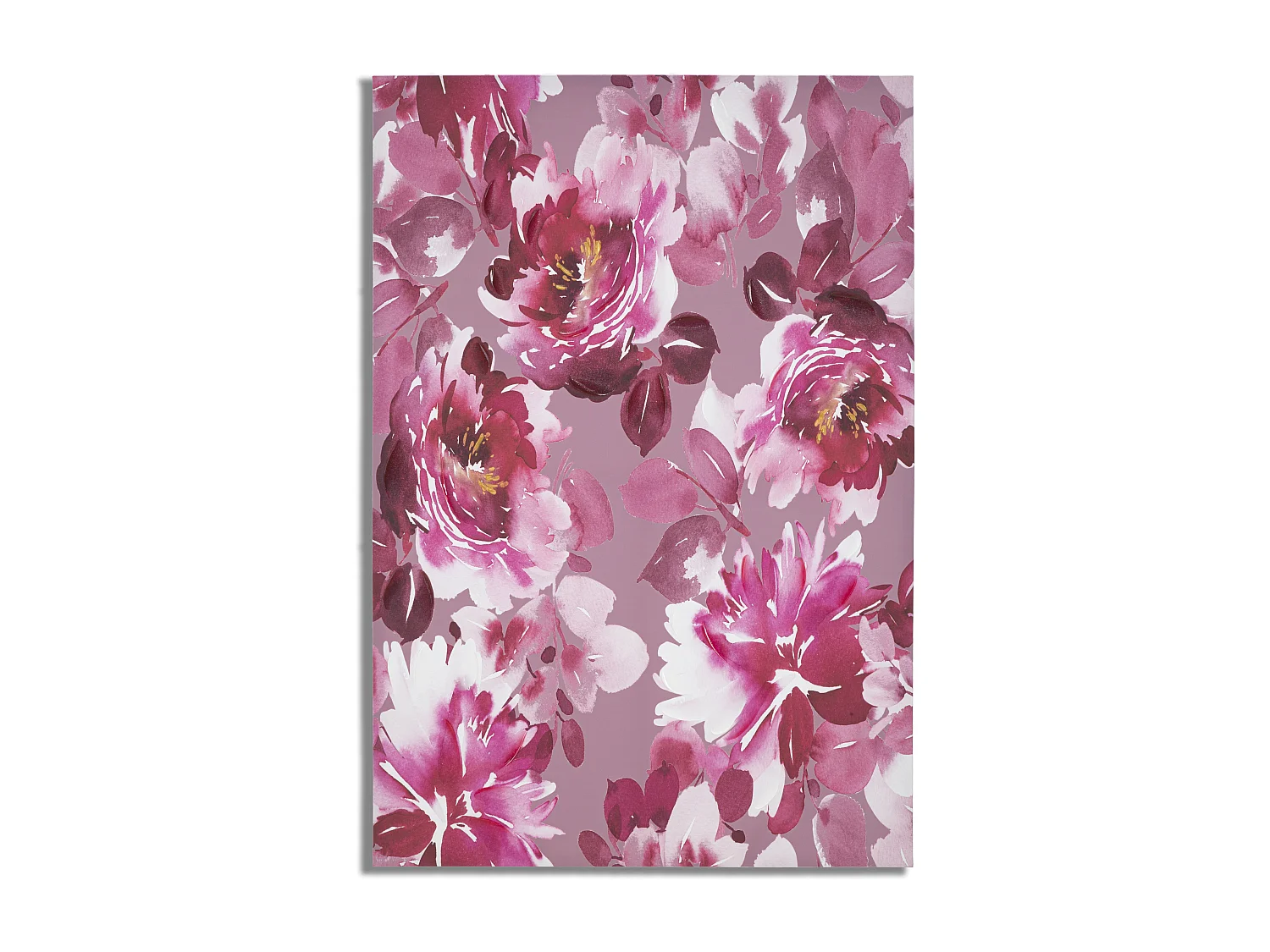 Toile Imprimée Déco "Optic" 80x120cm Rose