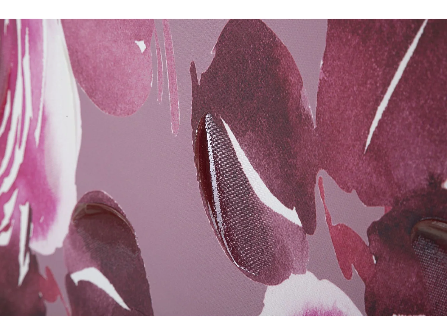 Toile Imprimée Déco "Optic" 80x120cm Rose