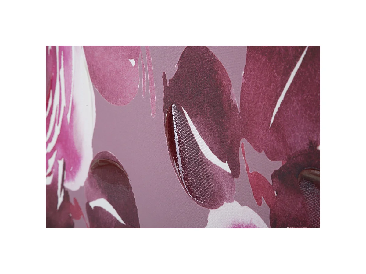 Toile Imprimée Déco "Optic" 80x120cm Rose